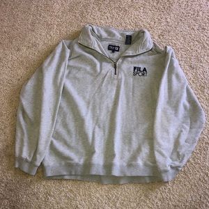 Vintage Fila collard sweatshirt